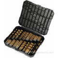 99pcs Tin Coated Twist Drill Bit